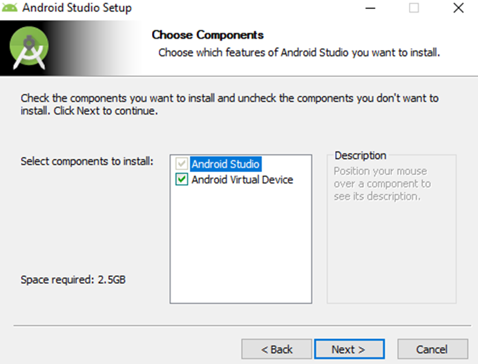 android studio components