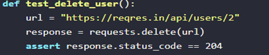 DELETE Request Validation with Requests - Verify Status Code