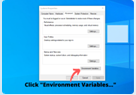 click environment Variable 